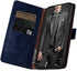 SUANPOT for Samsung Galaxy S10 6.1"(Non S10e,S10+) with RFID Blocking Leather Wallet case Credit Card Holder,Flip Folio Book Phone case Shockproof Cover Women Men for Samsung S10 case Wallet (Blue)