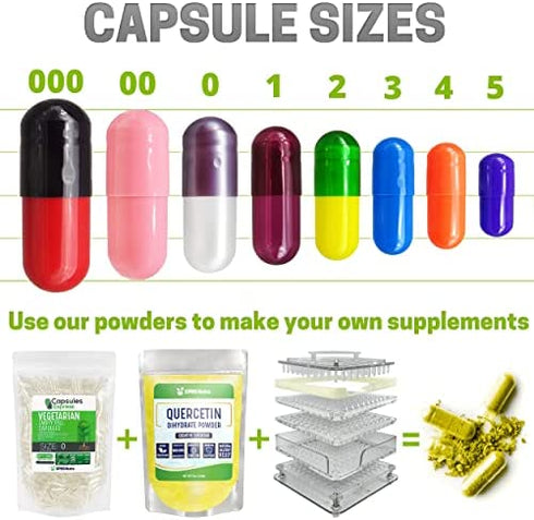 XPRS Nutra Size 5 Empty Capsules - 100 Count Clear Very Small Empty Gelatin Capsules - Capsules Express Empty Pill Capsules - DIY Capsule Filling - Fillable Pill Capsules Empty Gel Caps