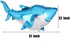 Baby Shark Party Supplies Decorations DOO DOO Foil Balloons Shark Birthday Banner for Boy Girl Baby Shower 1st 2nd 3rd Birthday Party Set Tinsel Curtain Backdrop