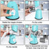 SEYODA Graters for Kitchen,Cheese Grater Efficient Vegetable Slicer with 3 Interchangeable Round Stainless Steel Blades,Easy to Clean Rotary Cheese Grater for Fruit,Vegetables,Nuts. (Blue)