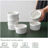 DOWAN 8 oz Ramekins - Ramekins for Creme Brulee Porcelain Ramekins Oven Safe, Classic Style Ramekins for Baking Souffle Ramekins Bowls, Set of 6, White