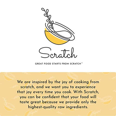 Scratch Gold Instant Rapid-Rise Dry Yeast - Premium Baking Ingredients - Perfect for Making Bread, Pizza, Dough, & Crusts - Quick Rising All Purpose - (Gold 8oz) (1 Packet)