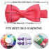 DeD 80 Pieces 2 Inch Hair Bows Fine Hair Clips Grosgrain Ribbon Bows Alligator Hair Clips Fully Lined for Baby Girls Toddlers Infant In Pairs