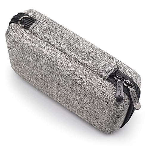 sisma 72 Games Organizer Compatible with Nintendo Game Cartridges, Fits 40 Switch Games and 32 DS 3DS Games, Game Card Holders Grey Storage Case