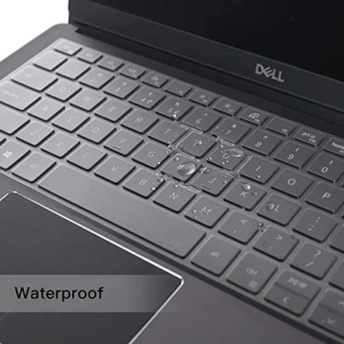CaseBuy Keyboard Cover for 2019 Dell Inspiron 2-in-1 13.3" 7390 i7390 i7391 Laptop, Ultra Thin Soft-Touch TPU Keyboard Skin for New Dell Inspiron 13 7000 7390 7391 13.3 inch Laptop