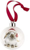 Portmeirion Home & Gifts Ho (Rabbit) -Christmas Bauble, Multi Coloured, 9