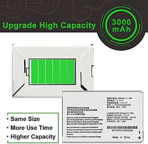 Replacement Battery Li3730T42P3H6544A2 Battery for AT&T ZTE MF279 Home Wireless Internet Base Router