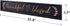 NIKKY HOME Thankful and Blessed Carved Wood Framed Wall Plaque Sign with Inspirational Quote, 36" x 5.9", Black