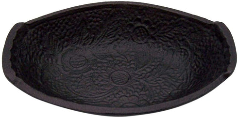 47th & Main Cast Iron Bowl 6 x 4-inches, Ornate Oval