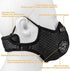AstroAI Dust Mask Reusable Face Mask 2 Pack with Active Carbon Filters for Woodworking Construction Sanding Gardening Sawing,Grinding