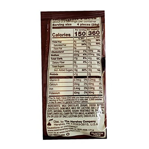 Hershey (1) Bag Heath Miniatures Candy Bars - Milk Chocolate English Toffee Candy Bars - Individually Wrapped - Net Wt. 2.4 oz