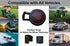 Fouring BL Adjustable Steering Wheel Knob Spinner - Universal Non-Slip Fit, ABS & Silicone Matte Finish Suicide Knob with Metal Ball Bearing & Easy Installation-Suitable for Cars, Trucks etc
