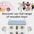 Le Toy Van - Adorable Wooden Daisylane Bunny & Guinea Accessories Play Set for Dolls Houses | Girls Dolls House Furniture Sets - Suitable for Ages 3+ (ME045)