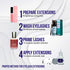 Pure Sensitive Eyelash Extension Glue - Forabeli 5ml NO Fume NO Irritation for Professional Use 7-8 Sec Drying time 3-4 Weeks Retention Black Lash Adhesive for Beginners Eyelash Extension Supplies