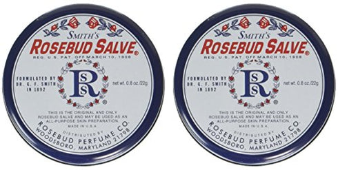 Rosebud Perfume Co. Lip Salve-Rosebud, 2 pack