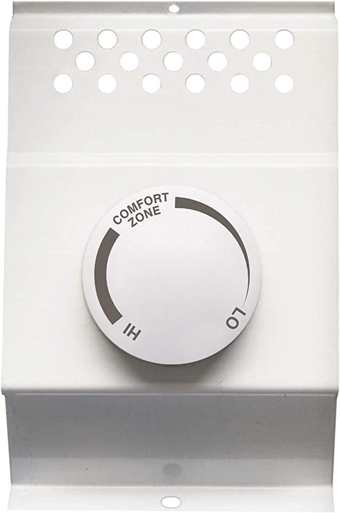 Cadet Single Pole Built-In Thermostat Kit for Electric Baseboard Heaters (Model: BTF1W), 22 Amp, White