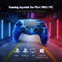 Kujian Wireless Controller for PS4, Blue Galaxy Style High Performance PS-4 Remote Controller for PlayStation 4/Pro/Slim/PC with Dual Vibration, Audio Function, USB Cable