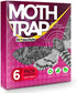 Mottenfalle Clothes Moth Traps 6-Pack - Prime Safe Non-Toxic Eco-Friendly Moth Traps with Pheromones Sticky Adhesive Tool for Wool Closet Carpet - with no Pesticides and Insecticides (Red)