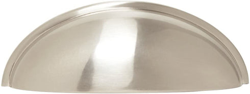 Franklin Brass Brushed Nickel Bin Cup Pull, Cabinet Handles and Drawer Pulls for Kitchen Cabinets and Dresser Drawers, 3 Inch (76mm), 10-Pack, P34702K-SN-B, Cabinet Hardware
