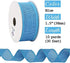 Midi Ribbon Sky Blue Wired Ribbon 1.5 Inch Wired Edge Blue Burlap Roll Blue Ribbon Nautical Blue Ribbon for Summer Crafts, Wreath, Gift Wrapping, Garland, Bows Making, Swag, Home Decor (10 Yards)