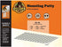 Gorilla Removable Mounting Putty, 84 Pre-cut Squares, Off White (Pack of 3)