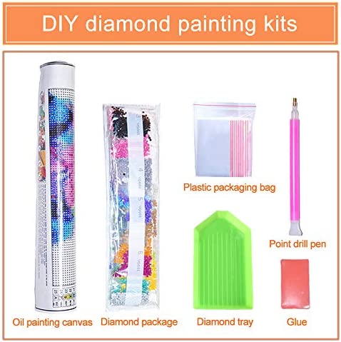 3ABOY Dog Diamond Art Kits for Kids,5D DIY Dog Diamond Painting Kits for Adults Animal Dog for Home Wall Decor(13.8X13.8inch) (ym001 Dog)