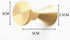 Gold Hooks for Wall Set of 2 Decorative Wall Hooks Brass Metal Modern Entryway Hooks Bathroom Towel Hooks - Hanging Simple Wall Mounted Coat Hook