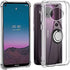 for Nokia 5.4 Case, Nokia 3.4 Case with Tempered Glass Screen Protector Clear Soft Shockproof Protective Phone Case Cover with 360 Degree Rotating Holder Kickstand for Nokia 5.4 / Nokia 3.4,Clear