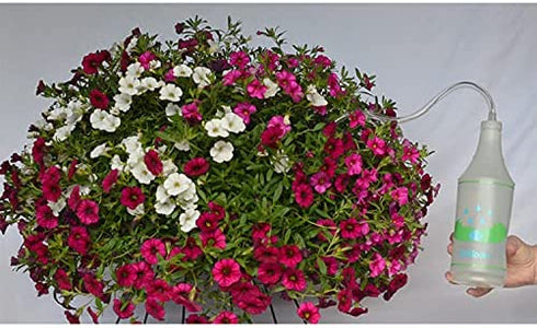 Original UpBloom 32oz (1000 ml) Plant Water Bottle for Hanging Plants, Succulents and Multipurpose Watering with Adjustable Long Reach Neck Design | Indoor or Outdoor | Made in The USA
