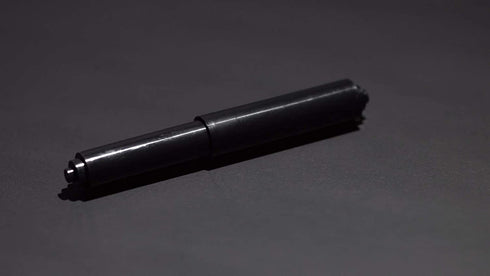 Black Toilet Paper Roller - Extra Long 7 inches Length - Toilet Paper Holder Roller Replacement- Plastic Toilet Paper Holder Replacement Rod - Toilet Paper Holder Spring Loaded fits Extra Large Tissue Rolls