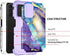 Rancase for Galaxy A13 5G Case,Three Layer Heavy Duty Shockproof Protection Hard Plastic Bumper +Soft Silicone Rubber Protective Case for Samsung Galaxy A13 5G,Purple
