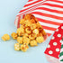 Kolewo4ever 100 pieces Christmas Treat Bags Christmas Goodies Bags, Kraft Holiday Gift Bags Red Green Candy Buffet Paper Bags Xmas Holiday Party Favor Goody Bags