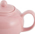 RSVP International Stoneware Teapot Collection, Microwave and Dishwasher Safe, 16 oz, Pink