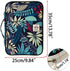 BTSKY New Multi-Functional A4 Document Bags Portfolio Organizer-Waterproof Travel Pouch Zippered Case for Ipads, Notebooks, Pens, Documents (Dark Blue)