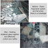 0.05mm Clear Window Security Film Adhesive Anti Shatter Heat Control Safety Window Glass Protection Sticker for Home and Office, 17.7inch x 8.2feet