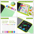 QearFun Erasable Doodle Book Set, 100+ Drawing Shapes Toddler Travel Essential Activity (Green Dinosaur)