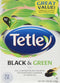 Tetley, Black & Green Tea Bags, 72 Count, 5.08oz Box (Pack of 3)