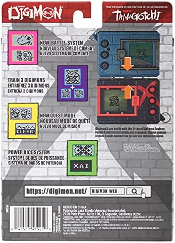 Digimon X Bandai Digivice Virtual Pet Monster - Black & Red (41921)