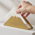 Niciksty Modern Matte Gold Napkin Holder, Stainless Steel Napkin Holder for Tables, Tabletop Freestanding Paper Towel Separator, for Home, Kitchen, Dining Table, Bar, Indoor and Outdoor Events, Small