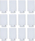 Snertz 10 Pack Slim white Blank DIY Sublimation Durable Neoprene Insulated Skinny Beer, Seltzer,Can Holder Cooler Sleeve Coolies Fits 12 Oz Cans.