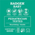 Badger SPF 40 Baby Sunscreen Cream - Reef-Friendly Broad-Spectrum Water-Resistant Baby Sunscreen with Zinc Oxide - Chamomile and Calendula, 2.9 oz