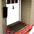 Textures Blocks Entrance Door Mat, 18-Inch by 30-Inch, Walnut