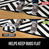 Gorilla Grip Extra Strong Rug Pad Gripper, Grips Keep Area Rugs in Place, Thick, Slip and Skid Resistant Pads for Hard Floors, Under Carpet Mat Cushion and Hardwood Floor Protection, 4 FT Round