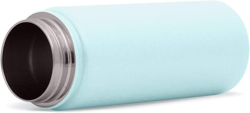 Simple Modern Kids Water Bottle with Straw Lid Vacuum Insulated Stainless Steel Metal Thermos | Reusable Leak Proof BPA-Free Flask for School | Summit Collection | 18oz, Seaside Blue