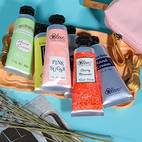 BODY & EARTH # LOVE Hand Lotion Set, Hand Cream for Women, Lotion Gift Set, Pack of 6 Hand Cream Gift Sets, Holiday Gift for Mother's Day Valentine's Day Christmas