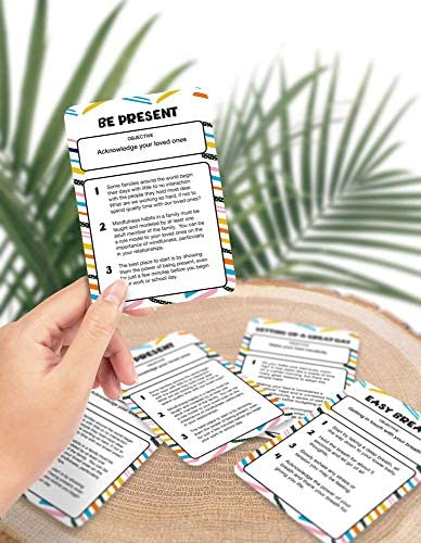 52 Stress Less & Self Care Cards - Mindfulness & Meditation Exercises - Anxiety Relief & Relaxation