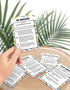 52 Stress Less & Self Care Cards - Mindfulness & Meditation Exercises - Anxiety Relief & Relaxation