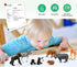 Volnau Mini Safari Animal Toys Figures 12PCS Wild Figurines Miniature for Toddlers Kids Christmas Birthday Gift Plastic Preschool Pack