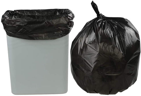 Ramddy 5 Gallon Trash Bags, Black Waste Bin Liners for Home, Office (150 Counts/6 Rolls)