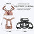 Small Hair Clips Metal Hair Claw Clips for Women Girls, 2 Inch Medium Claw Clips for Thin/Medium Thick Hair, Non Slip Hair Jaw Clips Strong Hair Clamps for Fine Hair (Black, Silver, Gold, Rose Gold)